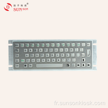 Clavier en acier inoxydable renforcé